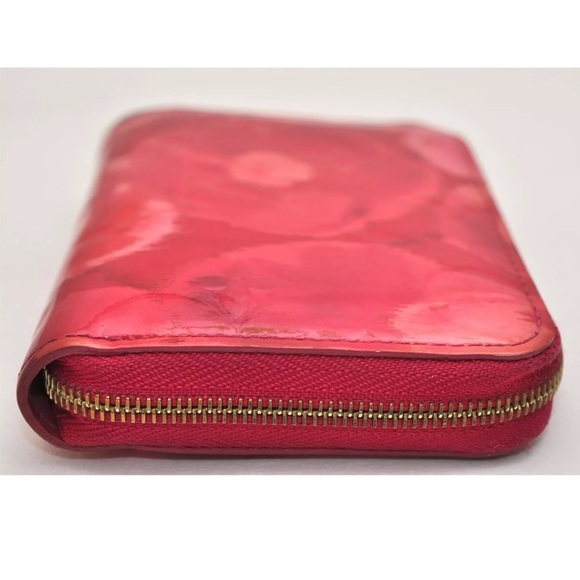 ♥️Louis Vuitton Pink Floral Vernis Ikat Flower Zippy Coin Purse/Wallet| PRELOVED - Picture 5 of 16